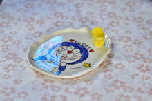 Load image into Gallery viewer, Desert plate - jewellery plate - Handmade desert tray - Doraemon
