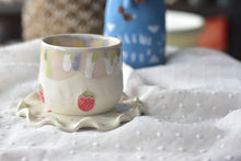 Load image into Gallery viewer, Handmade strawberry mug - 3D glaze mug - Elegant mug