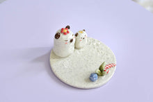 Load image into Gallery viewer, Handmade phone stand - phone holder - animal ceramics - Christmas design