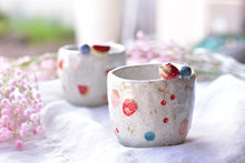 Load image into Gallery viewer, Watermelon Strawberry coffee mug - Cute handmade tableware