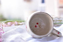 Load image into Gallery viewer, Strawberry coffee mug - Cute handmade tableware - Elegant mug