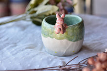 Load image into Gallery viewer, Bunny coffee mug - cute tableware - tea lover