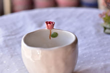 Load image into Gallery viewer, Rose coffee mug - cute tableware - tea lover