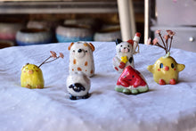 Load image into Gallery viewer, Handmade ceramic cute animal vase - ring holder