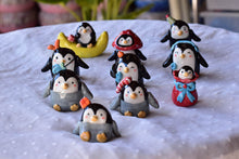 Load image into Gallery viewer, Handmade ceramic cute vase - ring holder - penguin lover