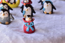 Load image into Gallery viewer, Handmade ceramic cute vase - ring holder - penguin lover
