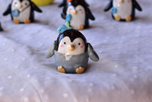 Load image into Gallery viewer, Handmade ceramic cute vase - ring holder - penguin lover