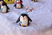 Load image into Gallery viewer, Handmade ceramic cute vase - ring holder - penguin lover