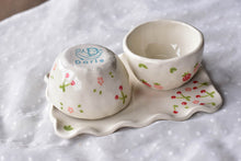 Load image into Gallery viewer, 1 set strawberry cherry tea cup - cute tableware - tea lover