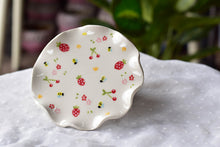 Load image into Gallery viewer, Strawberry cherry tea cup - cute tableware - bee lover