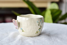Load image into Gallery viewer, Butterfly coffee mug - cute tableware - handpainting ceramic