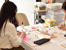Load image into Gallery viewer, Polymer Clay Earring and Hair Clip Class with Coffee or Tea