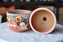 Load image into Gallery viewer, Handpainted succulent pot - flower ceramic pot (15cm*10.5cm)