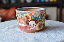 Load image into Gallery viewer, Handpainted succulent pot - flower ceramic pot (15cm*10.5cm)