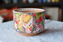 Load image into Gallery viewer, Handpainted succulent pot - flower ceramic pot (15cm*10.5cm)