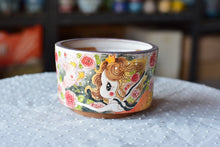 Load image into Gallery viewer, Handpainted succulent pot - flower ceramic pot (15cm*10.5cm)