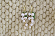 Load image into Gallery viewer, Lily of the Valley Handmade Polymer Clay Earrings