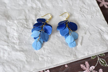 Load image into Gallery viewer, Botanical Leave Handmade Polymer Clay Earrings (long)