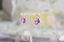 Load image into Gallery viewer, Floral Handmade Polymer Clay Earrings (back flower 1)