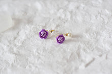 Load image into Gallery viewer, Floral Handmade Polymer Clay Earrings (back flower 2)