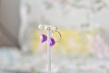 Load image into Gallery viewer, Floral Handmade Polymer Clay Earrings (back flower 2)