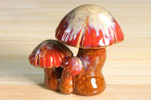 Load image into Gallery viewer, Ceramic mushrooms - home decor - garden decor