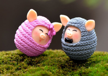 Load image into Gallery viewer, Adorable pig - Miniature pig - Fairy Garden - DIY material - Terrarium material
