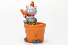 Load image into Gallery viewer, Animal Pots - Cat Planters - Succulent pots - Made of Resin