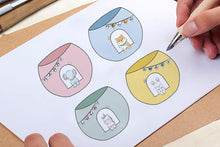 Load image into Gallery viewer, Animal pot - Unicorn pots - Made of resin (9cm * 9cm * 6.5cm)