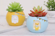 Load image into Gallery viewer, Animal pot - Unicorn pots - Made of resin (9cm * 9cm * 6.5cm)