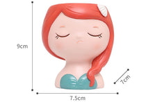 Load image into Gallery viewer, Cartoon Girl Pots - Resin Planters - Cinderella - Snow white - Mermaid
