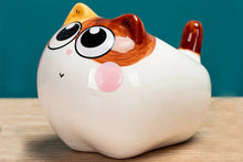 Load image into Gallery viewer, Adorable cat pots - flower planters - ceramic pots (10cm×7.5cm×7cm)