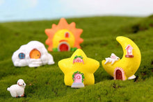 Load image into Gallery viewer, Miniature moon star house– Fairy Garden DIY Material
