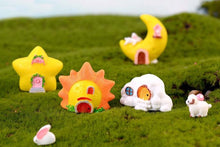 Load image into Gallery viewer, Miniature moon star house– Fairy Garden DIY Material