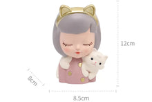 Load image into Gallery viewer, Elegant girl Pots - Flower planters - Resin Planters