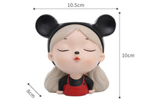 Load image into Gallery viewer, Cute girl Pots - Flower planters - Resin Planters