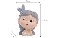 Load image into Gallery viewer, Cute girl Pots - Flower planters - Resin Planters