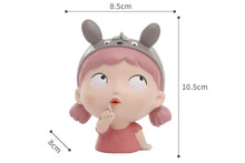 Load image into Gallery viewer, Cute girl Pots - Flower planters - Resin Planters