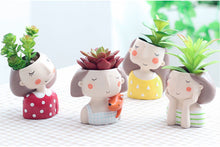 Load image into Gallery viewer, Dreamy Girl Pots - Succulent pots - Cute planters