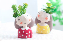 Load image into Gallery viewer, Dreamy Girl Pots - Succulent pots - Cute planters