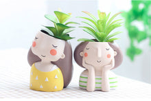Load image into Gallery viewer, Dreamy Girl Pots - Succulent pots - Cute planters