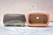 Load image into Gallery viewer, Maifan succulent pots - flower rough planters - ceramic pots (14.8cm×9.5cm×8.8cm)