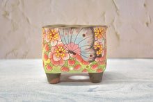 Load image into Gallery viewer, 【Doris's collection】Handpainted succulent pots - flower planters (11cm*9.5cm*10cm)
