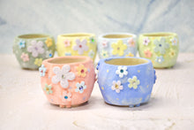 Load image into Gallery viewer, 【Doris's collection】Flower cute pots with diamond (5.3cm * 4.2cm)