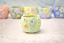 Load image into Gallery viewer, 【Doris's collection】Flower cute pots with diamond (5.3cm * 4.2cm)