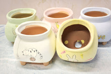 Load image into Gallery viewer, Animal pots - Handpainted succulent planters - Maifan pots (7.5cm * 8.5cm)