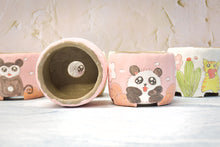 Load image into Gallery viewer, Handpainted cute pots - succulent pots - animal planters (9cm * 7.8cm)