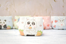 Load image into Gallery viewer, Handpainted cute pots - square succulent pots - animal planters (8cm * 7.2cm)