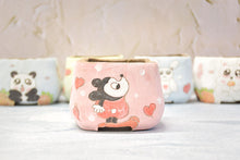 Load image into Gallery viewer, Handpainted cute pots - square succulent pots - animal planters (8cm * 7.2cm)