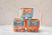 Load image into Gallery viewer, Bow pots - succulent planters - elegant pots (8.6cm * 7.5cm)